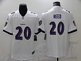Nike Ravens 20 Ed Reed White Vapor Untouchable Limited Jersey,baseball caps,new era cap wholesale,wholesale hats